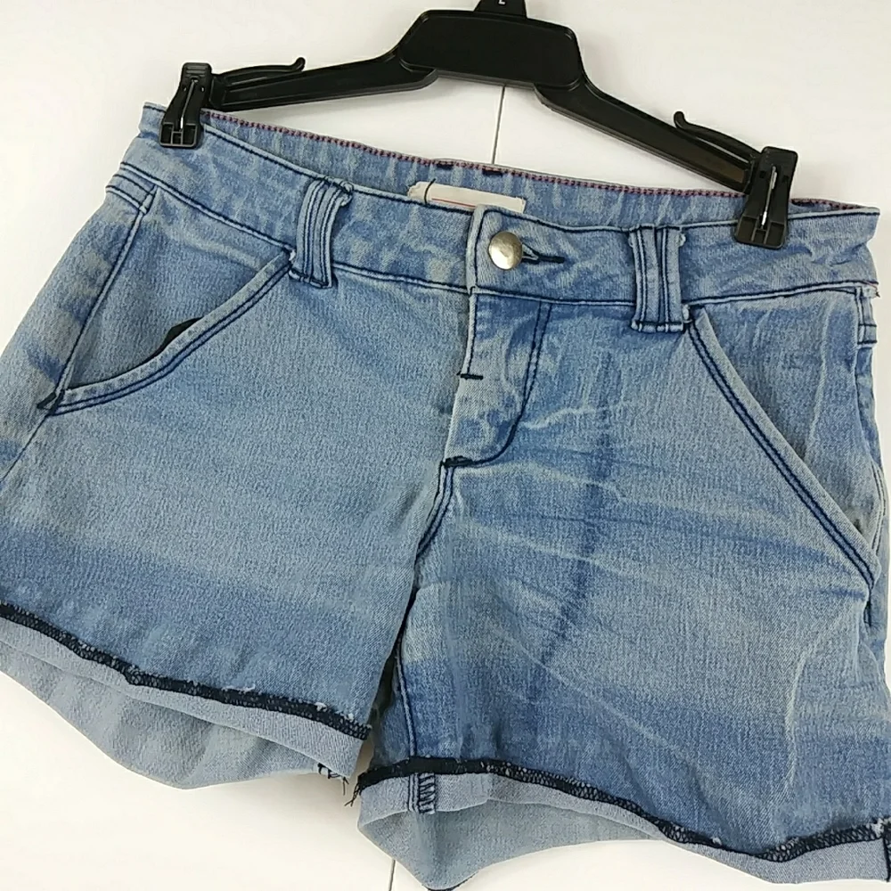 ⭐3/$30 2.1 Denim Light Wash Jean Shorts 26 - Picture 4 of 8